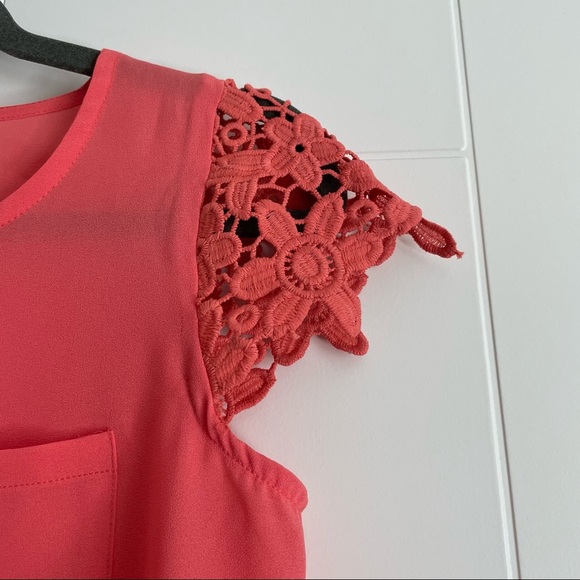 3/$25 Lace Sleeve Blouse - Picture 2 of 5